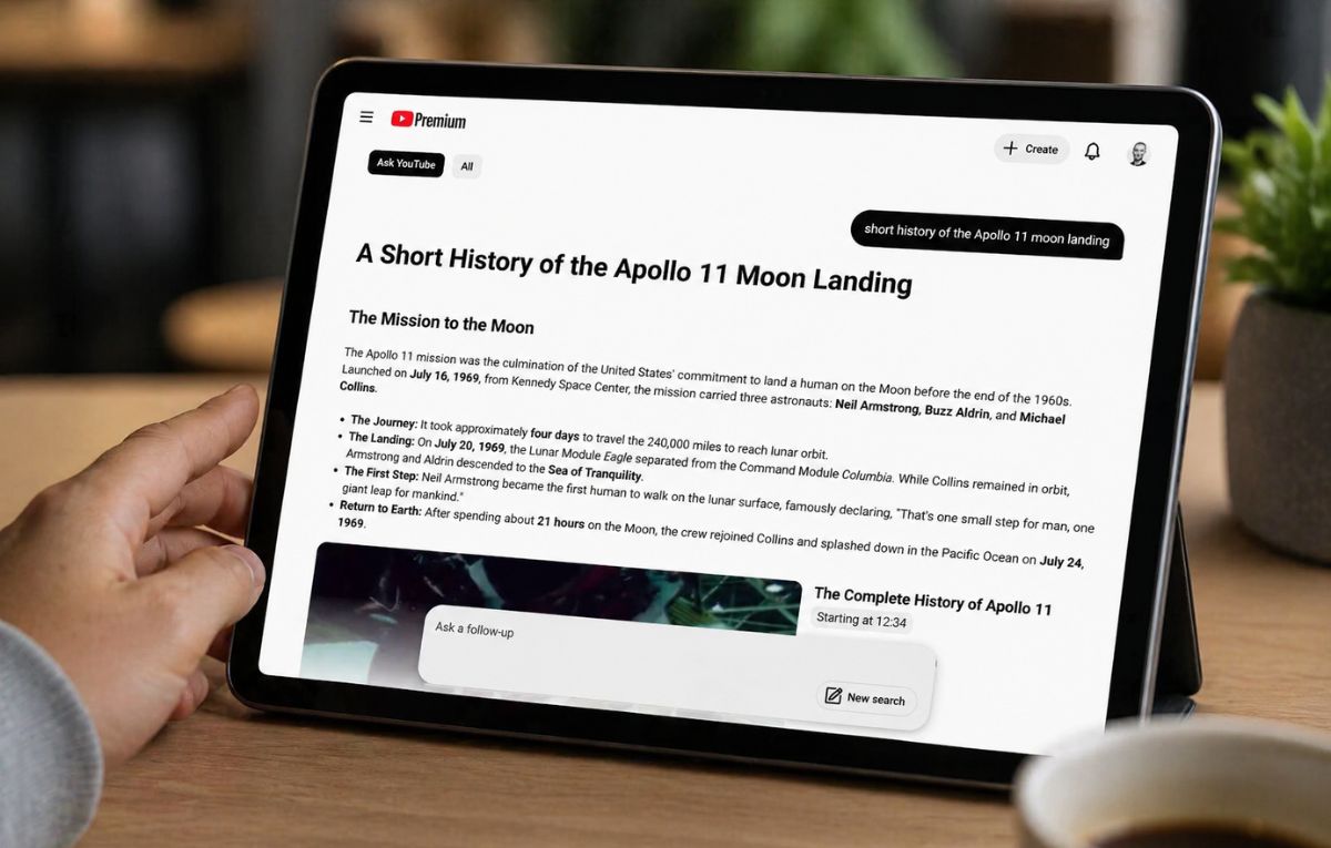جوجل تختبر واجهة بحث جديدة في يوتيوب تعتمد على الذكاء الاصطناعي