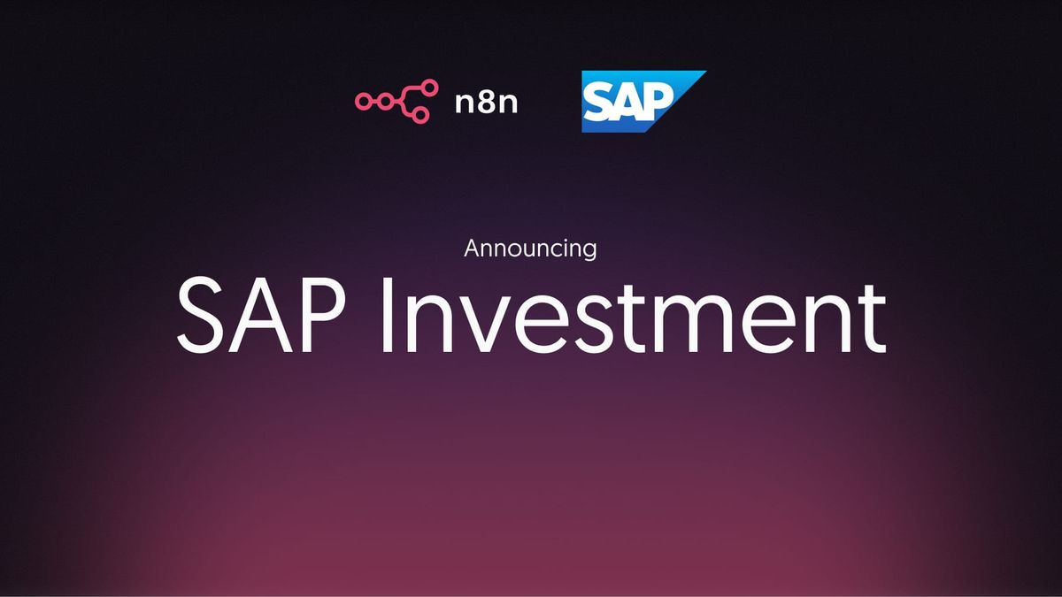 استثمار SAP في n8n بقيمة 5.2 مليار دولار يعزز الابتكار المؤسسي