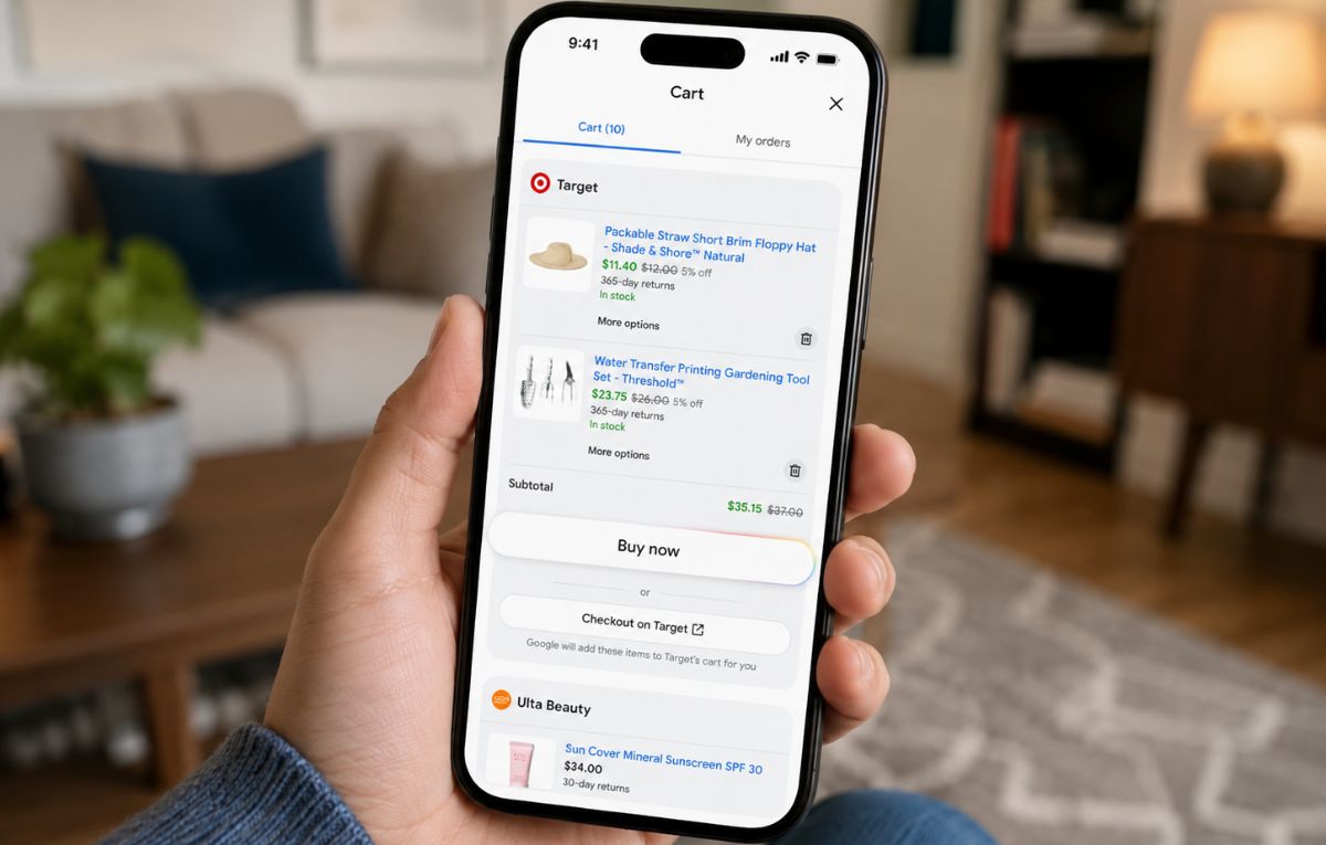 جوجل تكشف عن أداة "Universal Cart" لتبسيط التسوق الإلكتروني