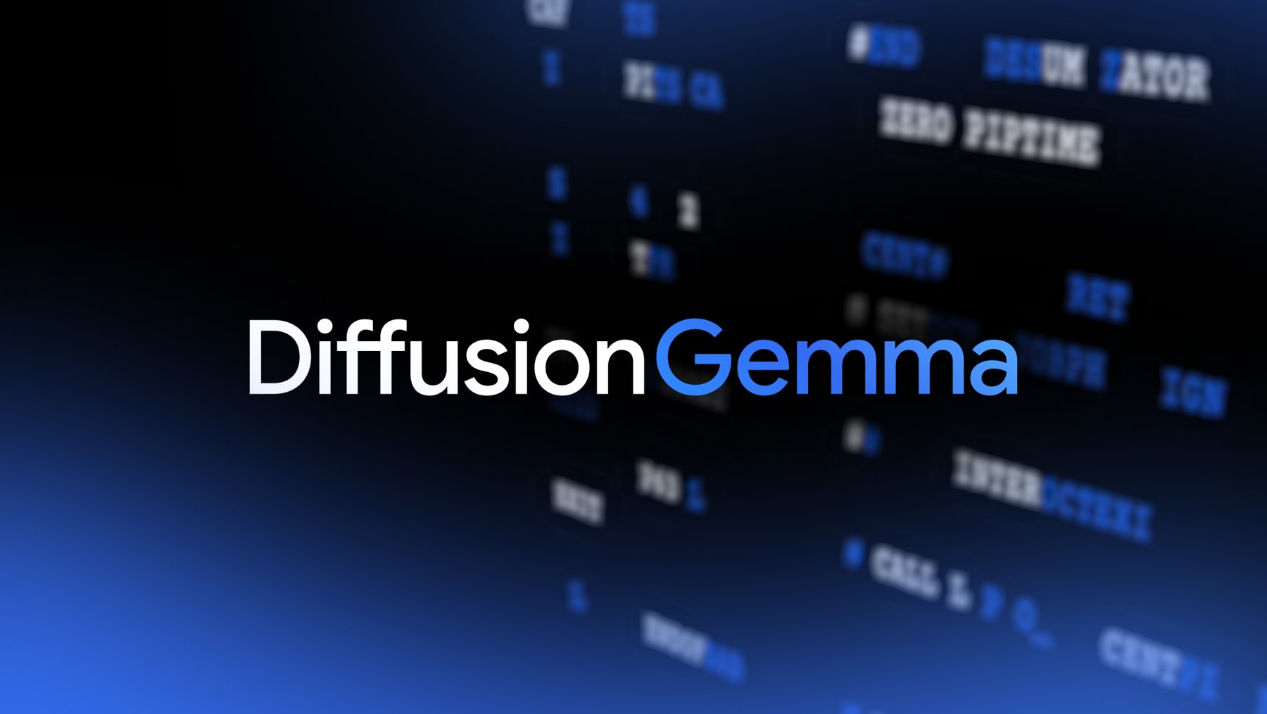 جوجل تطلق نموذج DiffusionGemma الجديد لتوليد النصوص