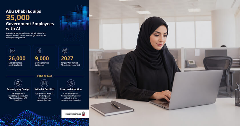 إطلاق Microsoft 365 Copilot في القطاع العام بأبوظبي