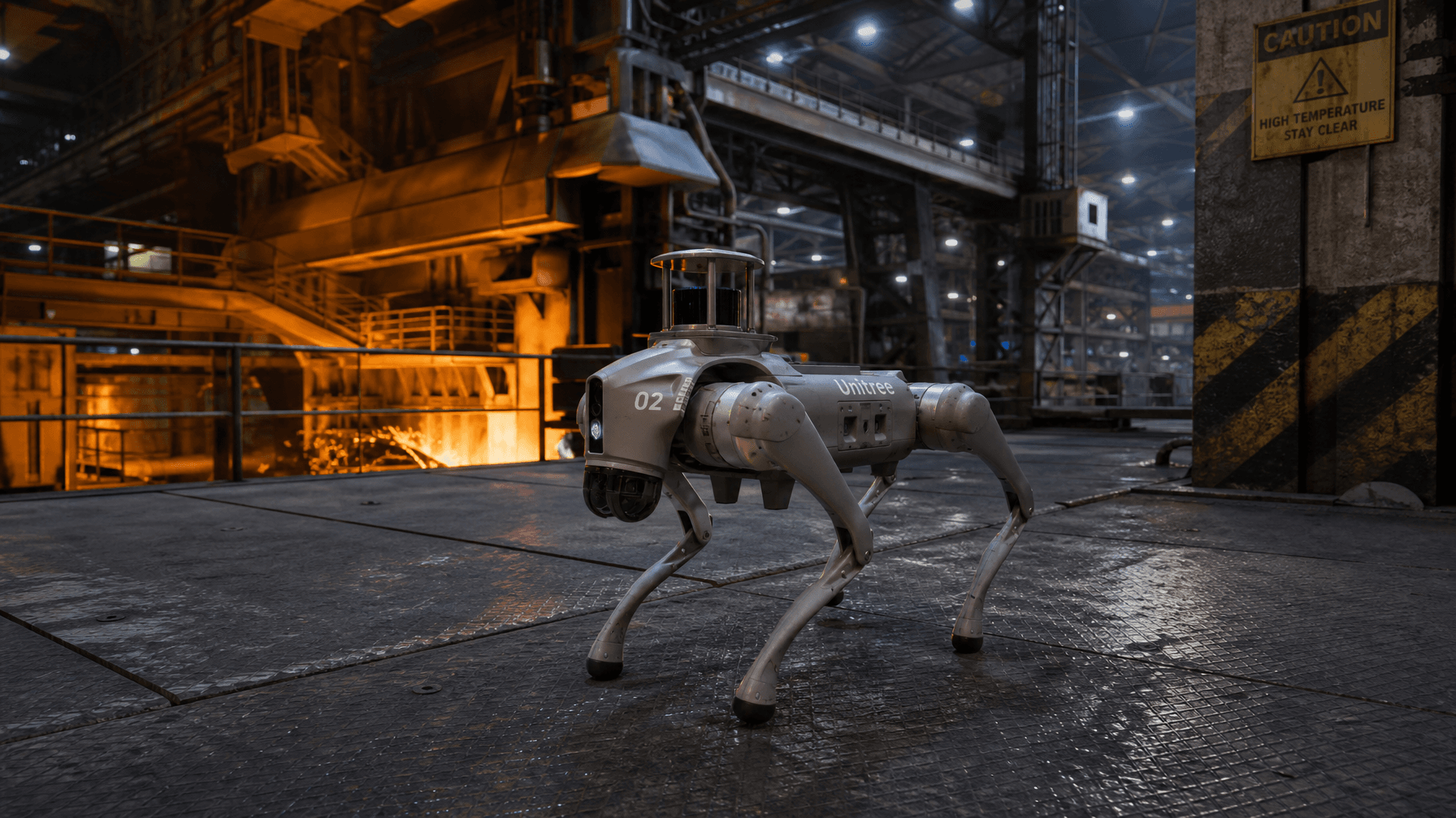 تعاون استراتيجي بين Unitree Robotics ومجموعة Hunan للحديد والصلب