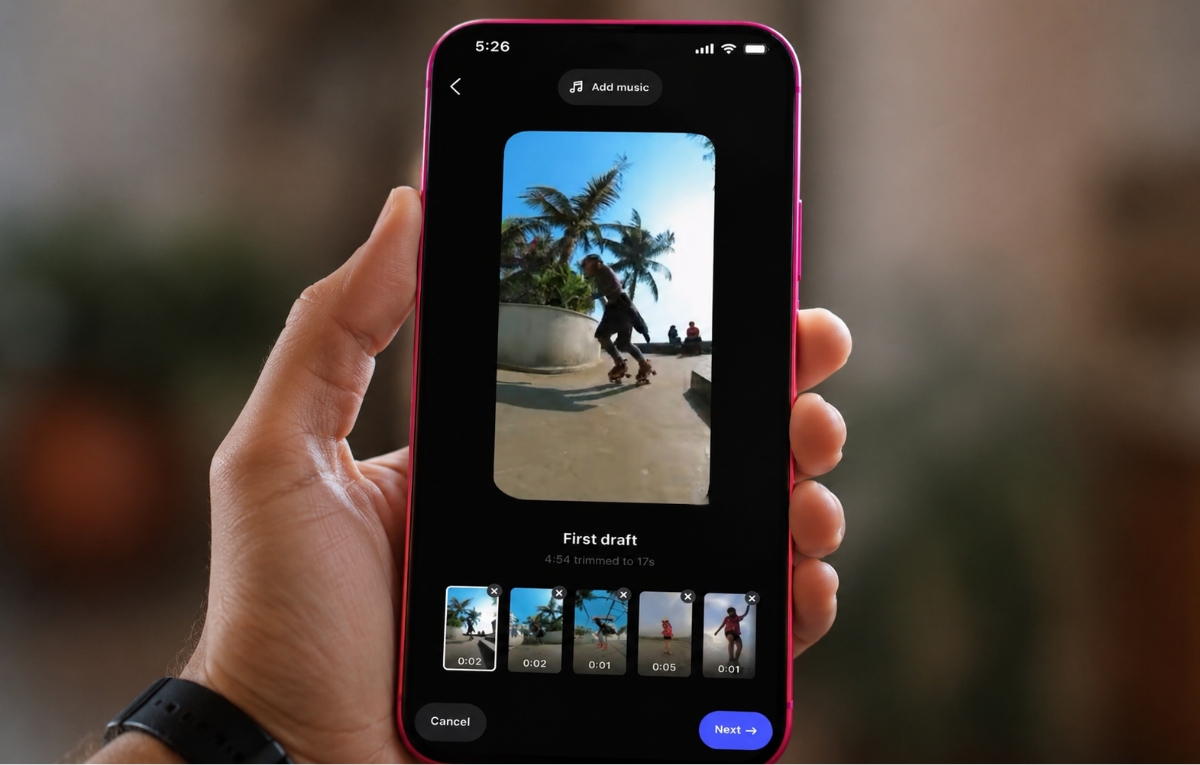 Meta Launches First Draft Feature to Enhance Short Video Editing