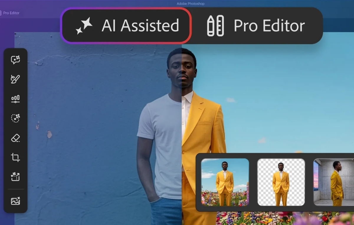 Adobe Releases New Photoshop Update Featuring AI Tools