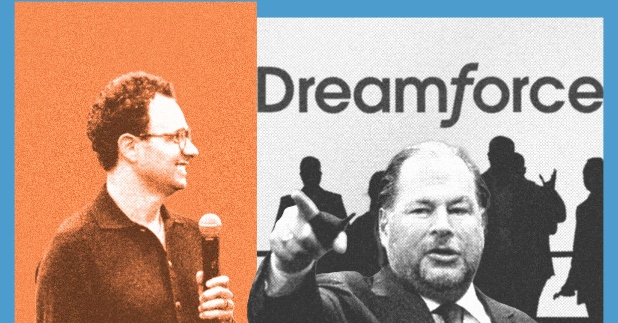 معركة بين قادة OpenAI وAnthropic وNvidia في مؤتمر Dreamforce