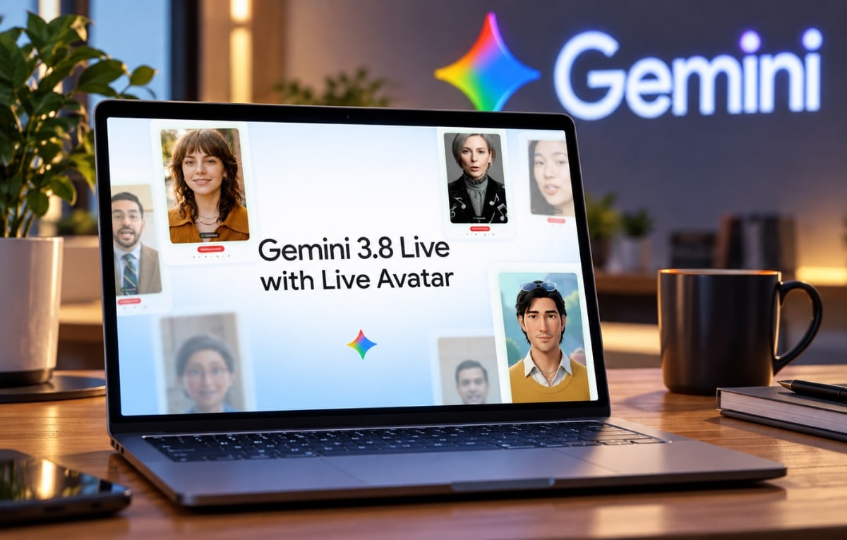 جوجل تطلق ميزة “Live Avatar” في تحديث Gemini 3.8