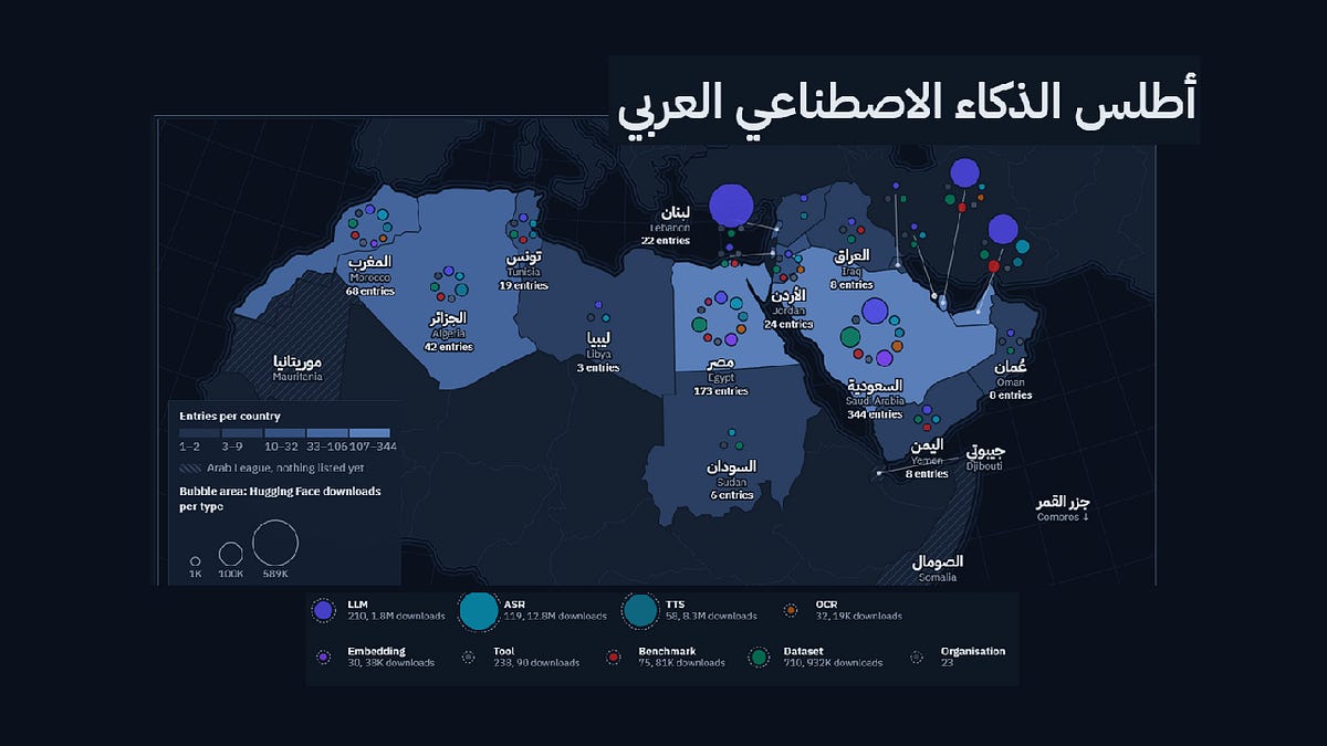 إطلاق خريطة الذكاء الاصطناعي العربية كمصدر مفتوح للمطورين