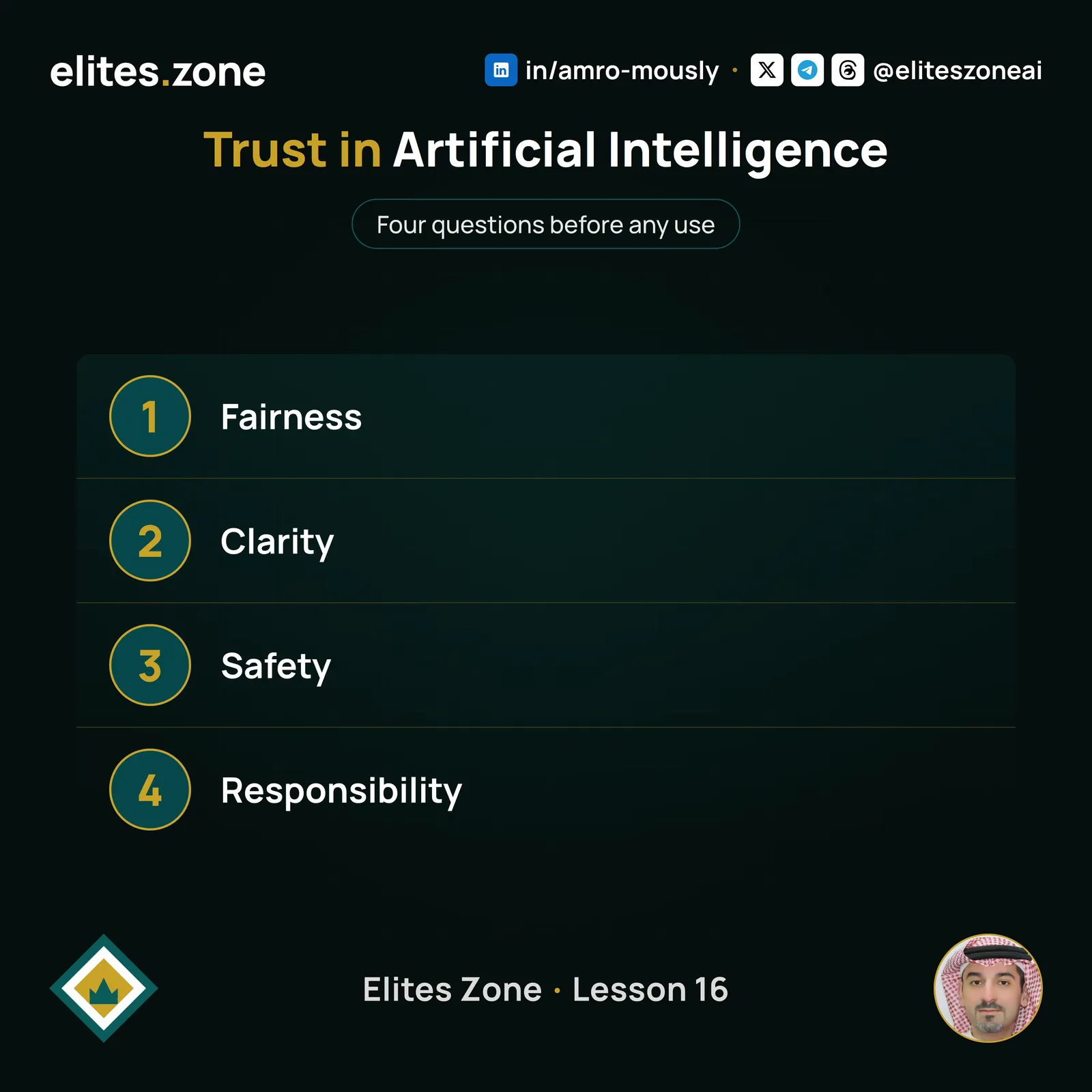 الأخلاقيات والثقة في الذكاء الاصطناعي
