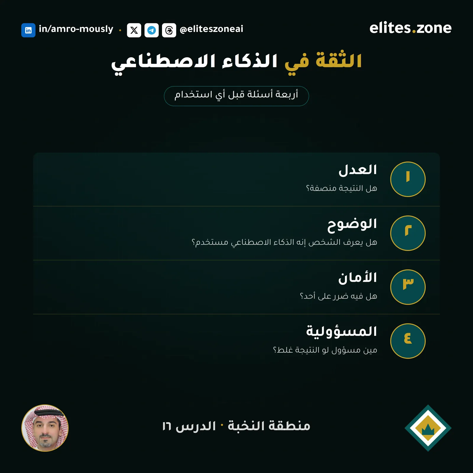 الأخلاقيات والثقة في الذكاء الاصطناعي