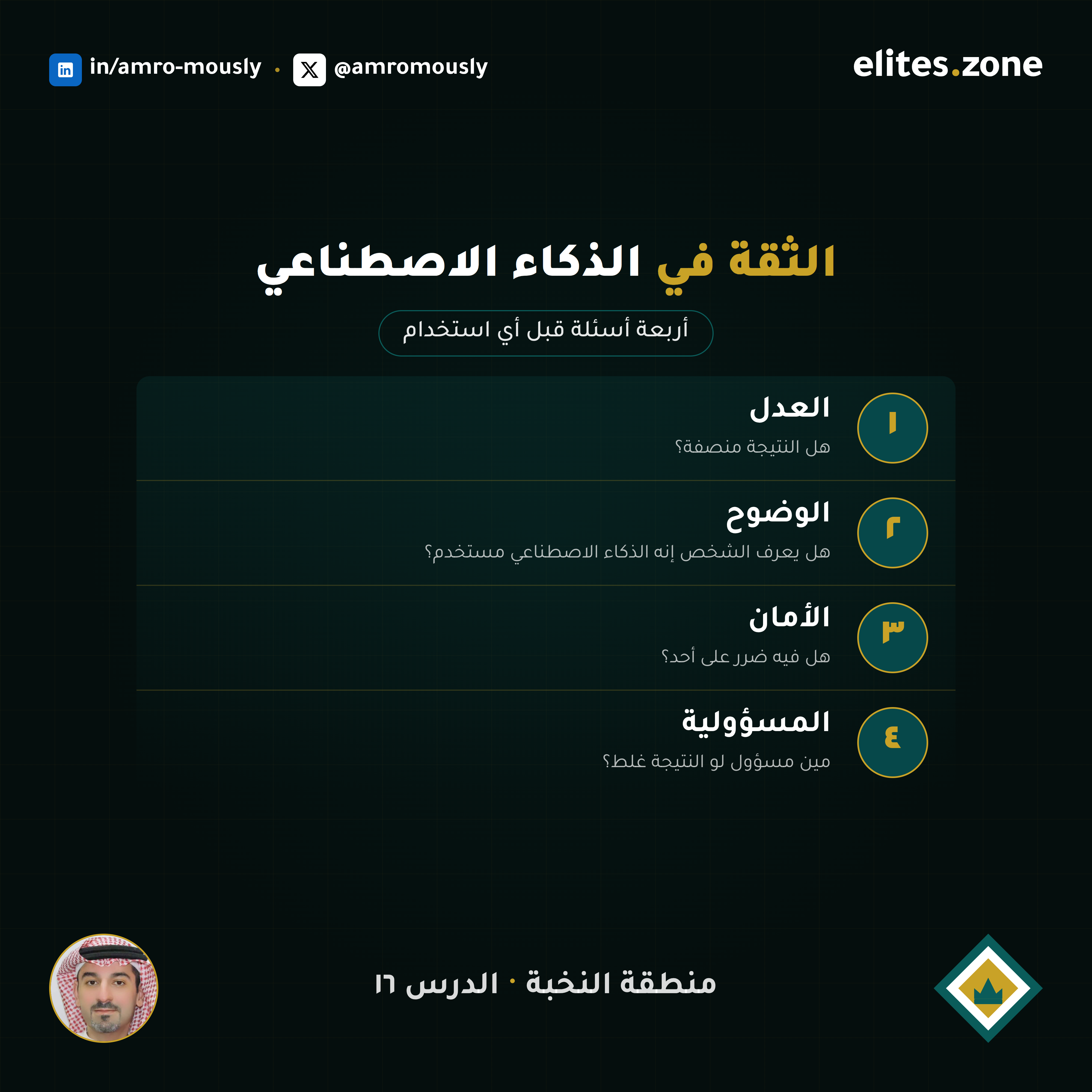 الأخلاقيات والثقة في الذكاء الاصطناعي